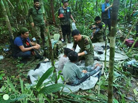 Colombie. Les quatre enfants perdus dans la jungle depuis 40 jours retrouvés vivants - Menton ...