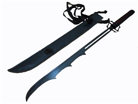 Bleach Tensa Zangetsu Sword : Bleach - Ichigo Kurosaki Tensa Zangetsu Wooden Toy Sword ...