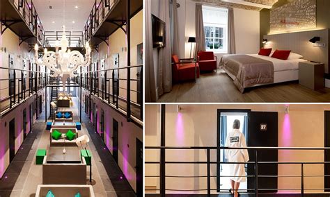Bet there are no escape tunnels here! Notorious Dutch prison transformed into luxury hotel (but ...
