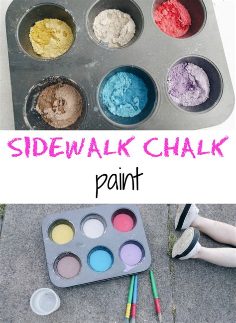 DIY: Sidewalk Chalk Paint - Discovering Parenthood