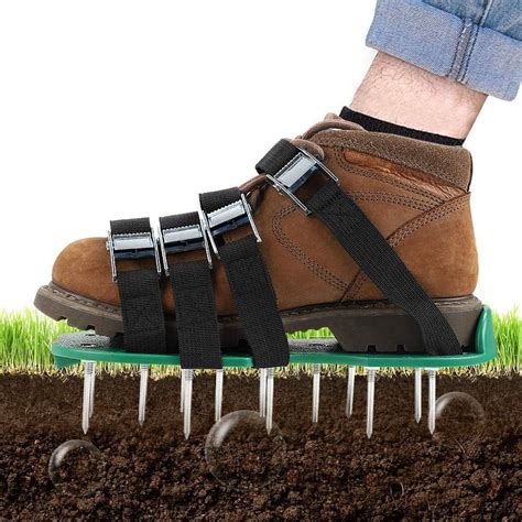 Hilif Lawn Aerator Shoes Lawn Aerating Shoes Lawn Aerator Sandals Lawn ...