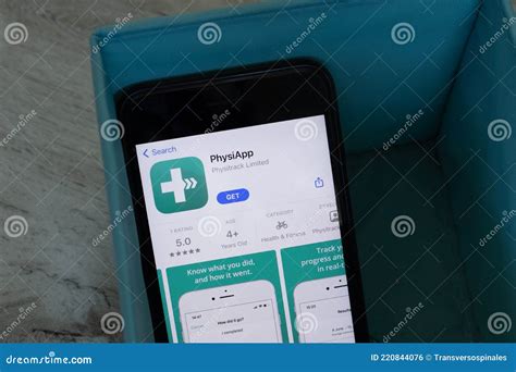 New York, USA - 1 June 2021: PhysiApp Mobile App Logo on Phone Screen ...