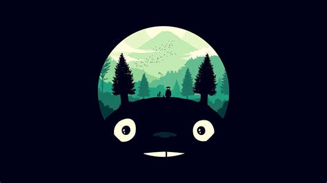 Download Totoro Art Cute Laptop Wallpaper | Wallpapers.com