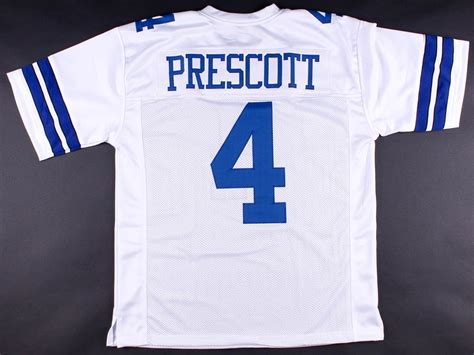 Dak Prescott Cowboys On-Field Style Custom Stitched Jersey (Size 4XL) | Pristine Auction