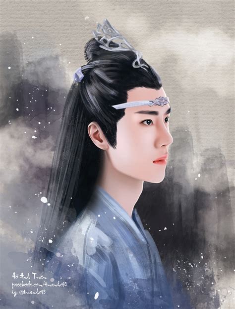 ArtStation - Lan Wangji fanart