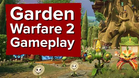 Plants vs Zombies: Garden Warfare 2 Gameplay - The new hub world (Backyard Battleground) - YouTube