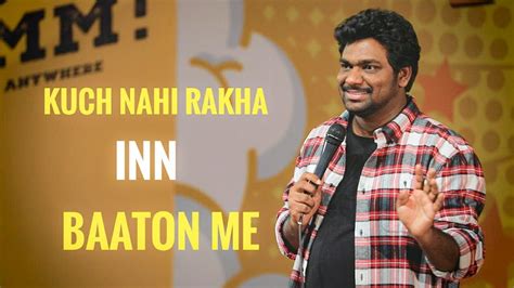 Kuch Nahi Rakha Inn baaton Me | Zakir Khan | Stand-Up Comedy | Sukha ...