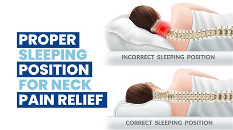 Proper sleeping position for neck pain relief | Home Remedies by ...