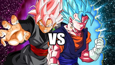 Super Saiyan Rose Black Goku Vs Super Saiyan Blue Vegito | Dragon Ball What If Battle - YouTube