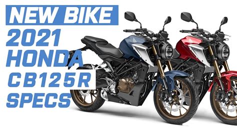 New Honda CB125R 2021 Specs | All you need to know about the New Honda ...