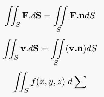 How to write a double integral(∬, ∯) in LaTeX? | Surface integral