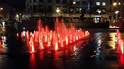 Piccadilly Gardens Fountain - YouTube