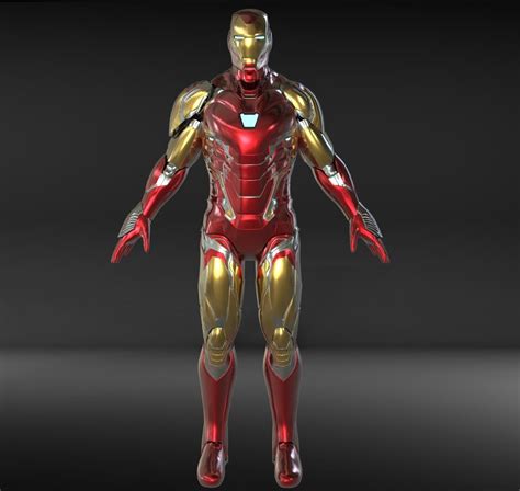 ArtStation - Iron Man Mark 85 (Endgame) 3D Model