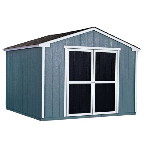 Handy Home Products Princeton 10 ft. x 10 ft. Wooden Shed | The Home Depot Canada