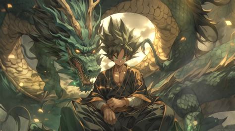 Goku And Shenron Dragon Ball Live Wallpaper - MoeWalls