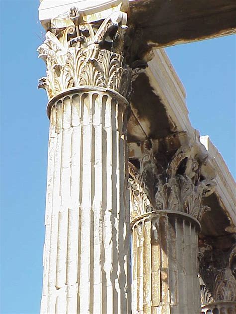 Corinthian column, Athens, Greece | Neoclassicismo, Arqueologia, Arquitetura