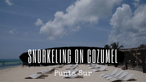 Snorkeling at Punta Sur - Travel Around the Galaxy