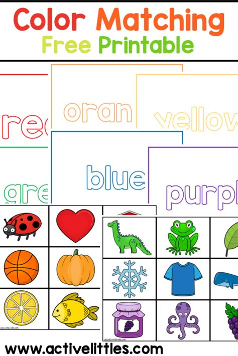 Color Sorting Printable