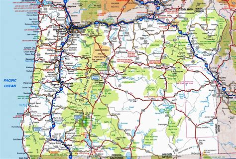 Map Of oregon Counties and Cities | secretmuseum