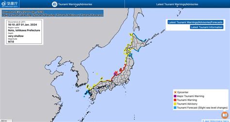 Massive earthquake hits western Japan, triggering tsunami warnings ...