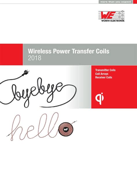 Wireless Power Transfer Coils: Transmitter Coils Coil Arrays Receiver Coils | PDF | Inductor ...