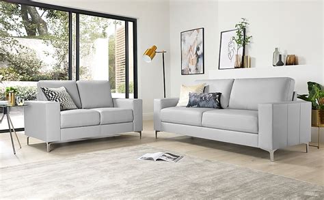 Baltimore Light Grey 3+2 Seater Sofa Set | Furniture And Choice