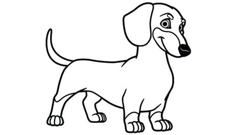 Dachshund Coloring Pages for Relaxation