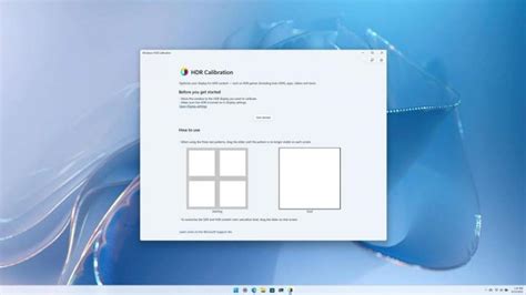 How to use the HDR Calibration app on Windows 11