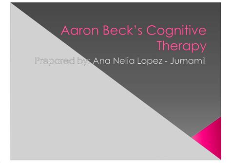 (PDF) Aaron Beck's Cognitive Therapy - DOKUMEN.TIPS