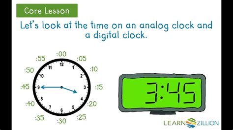 Tell time to the nearest 5 minutes using analog and digital clocks - YouTube