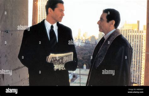 THE DEVIL'S ADVOCATE, Keanu Reeves, Al Pacino, 1997, (c) Warner Stock Photo, Royalty Free Image ...