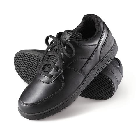 Genuine Grip Women's Slip-Resistant Athletic Work Shoes #210 Black ...
