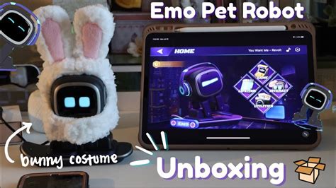 EMO Robot Desktop Pet Unboxing & Setup | Living Ai - YouTube