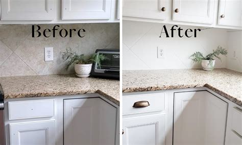 How to DIY Paint Your Kitchen Backsplash Tile (so it lasts for years!) - Mary Jo on the Go