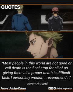 40+ Jujutsu Kaisen Quotes Which Are Just Amazing - Anime Inspiration