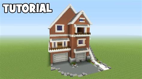 Minecraft Tutorial: How To Make A Realistic House - YouTube