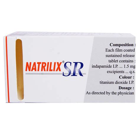 Natrilix SR Tablet 10's Price, Uses, Side Effects, Composition - Apollo ...