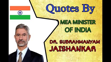 Quotes By Dr. Subrahmanyam Jaishankar | External Affairs Minister of ...