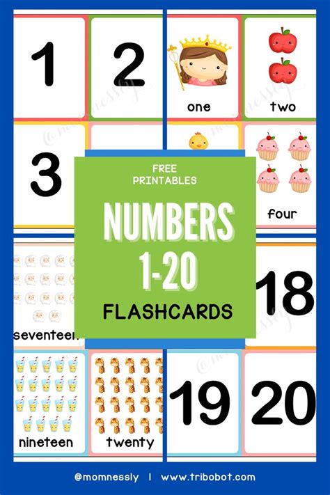 Numbers Flashcards Free Printable | Free printable numbers, Flashcards, Printable numbers