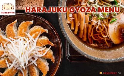 Harajuku Gyoza Menu Prices in Australia 2024