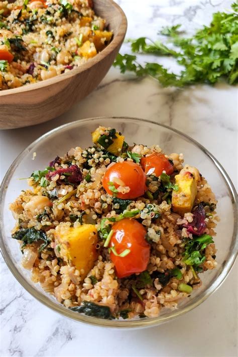 Healthy quinoa recipe - a flavorful vegan and gluten-free recipe