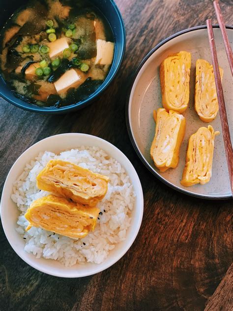 Japanese Breakfast - Tamagoyaki & Miso Soup - Tiffy Cooks | Yemek ...