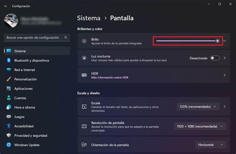 Cómo cambiar el brillo de pantalla en Windows 11
