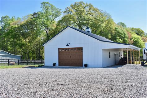 This 36x48x12 garage was built in Powhatan, VA, by Superior Buildings. Metal Building House ...