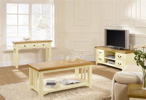 2024 Latest Oak and Cream Coffee Tables