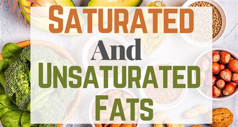 the difference between saturated and unsaturated fats - Geek Consumers