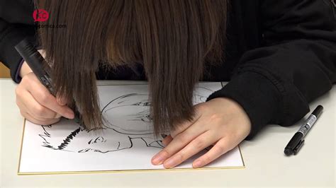 Watch Yoshitoki Oima drawing A Silent Voice characters! (and win this autograph!) - YouTube