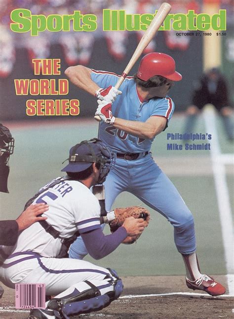 Philadelphia Phillies Mike Schmidt, 1980 World Series Sports Illustrated Cover by Sports Illustrated