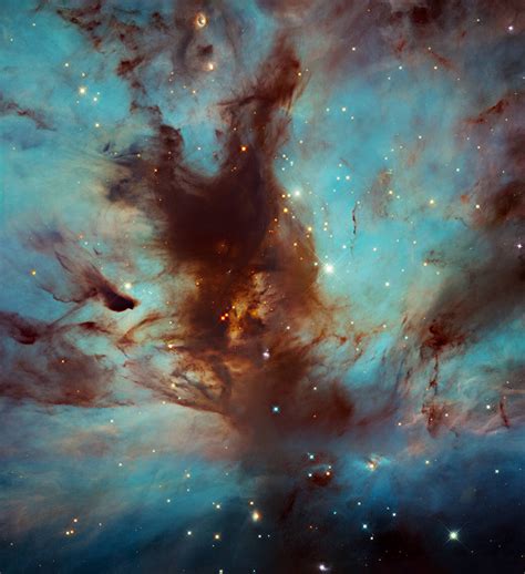 Image: Hubble spots swirls of dust in the flame Nebula