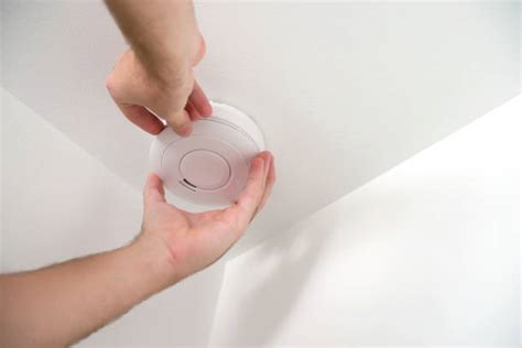 Smoke Detector Installation Stock Photos, Pictures & Royalty-Free ...